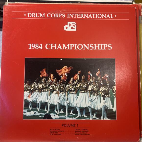 1984 DRUM CORPS INTERNATIONAL CHAMPIONSHIPS VOLS 2+3 ULTRASONIC CLEAN Vinyl EX! - Picture 3 of 12